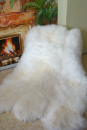 Lammfell Schaffell Teppich Weiß - 6 Ganze Felle - Luxus Qualität